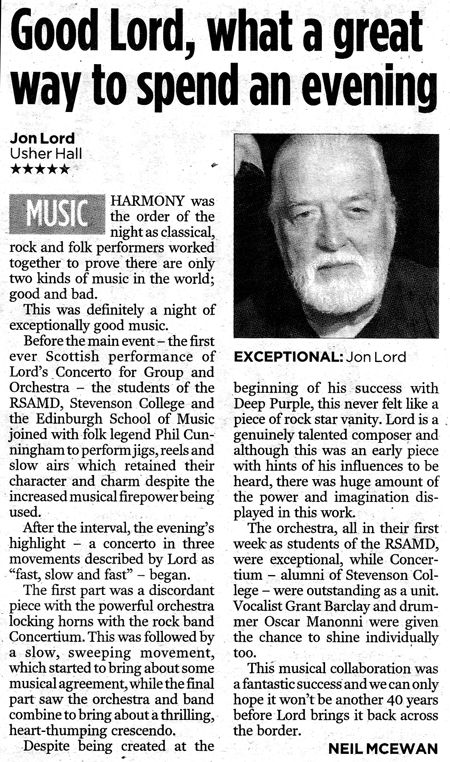 Edinburgh Evening News review