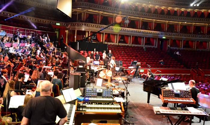 Afternoon of April 4 dress rehearsal at Royal Albert Hall. Photo: Nigel Hopkins