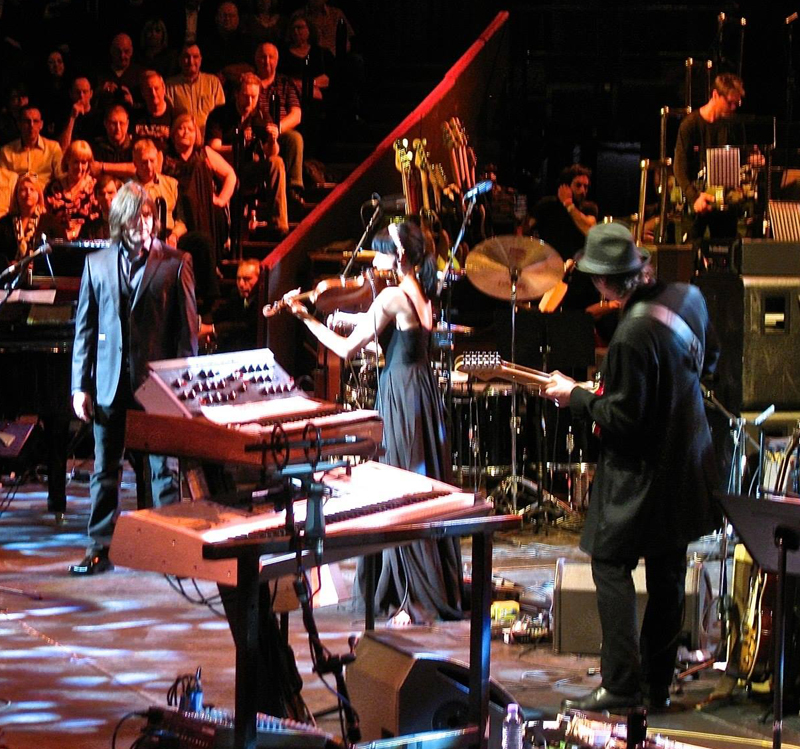Steve Balsamo, Anna Phoebe, Micky Moody opening All Those Years Ago. Photo: Andrey Gusenko