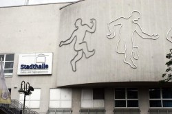 Stadthalle in Oer Erkenswick where Jon  recorded the Sarabande album in September 1975