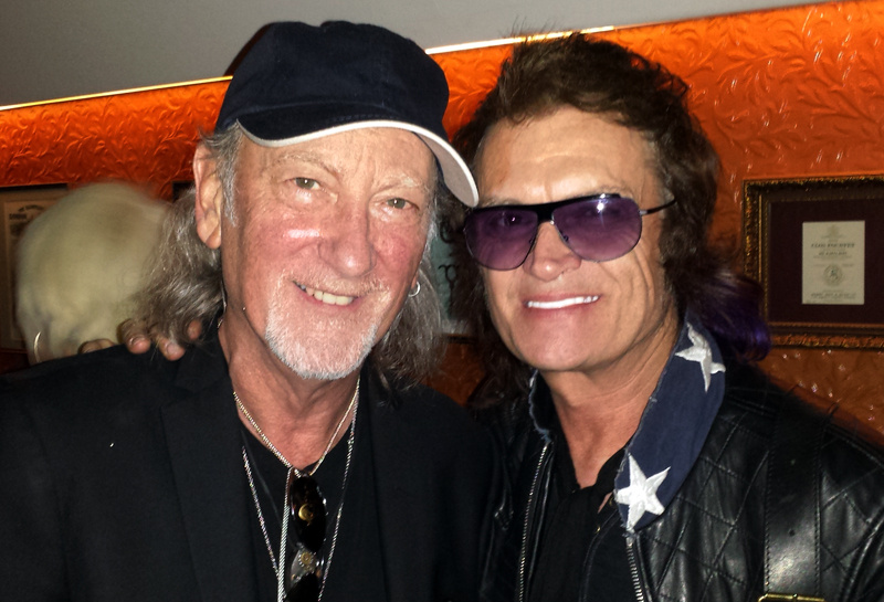 Roger Glover and Glenn Hughes after the concert. Photo: Rasmus Heide