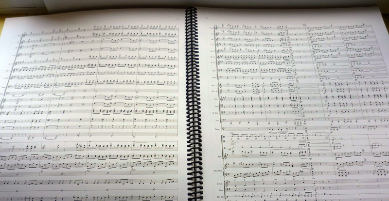 Sarabande score example 800