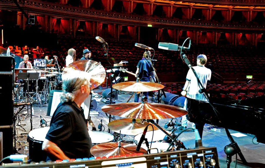'My view from my set up. "Burn" was such fun to play that I was transported back to being a kid.' - Nigel Hopkins.