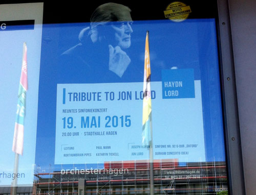 Jon Lord present in Hagen, Germany